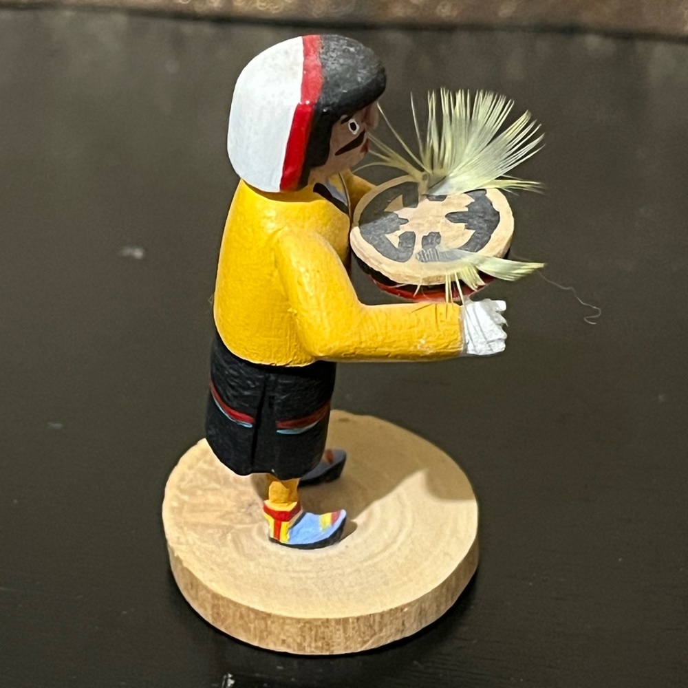 💛Vintage Authentic Shalacko Kachina Doll Miniature Native First People Artist💛 - Picture 6 of 8